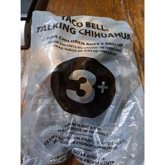 Vintage Taco Bell Applause Plush Toy Chihuahua Chances Holding a Microphone Dog - Picture 2 of 2